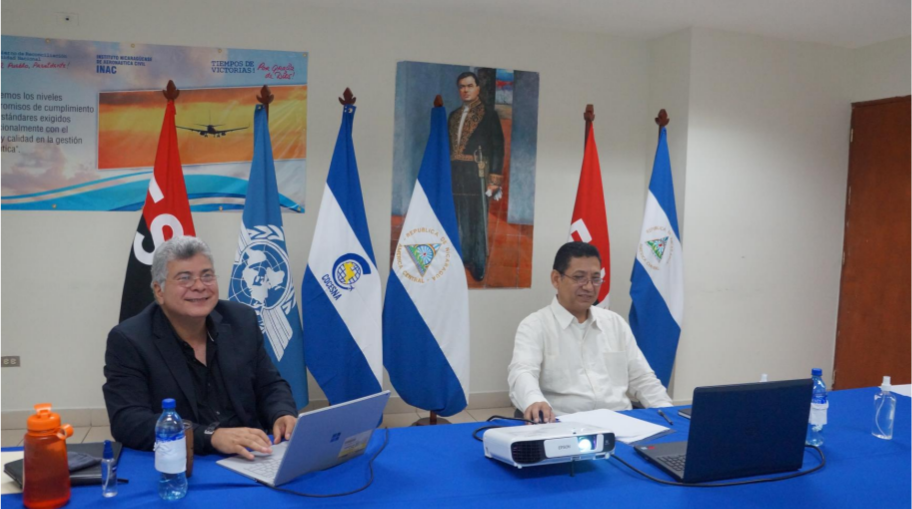 Instituto Nicarag ense de Aeron utica Civil en reuni n de Cocesna